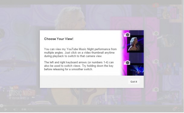 YouTube choose your view