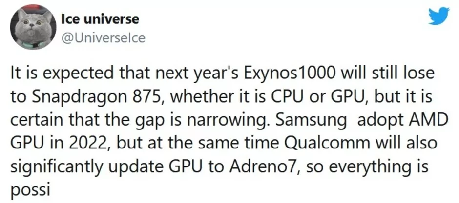 หลุดคะแนน Exynos 2100 รุ่นใหม่ที่ยังสู้ Snapdragon ไม่ได้